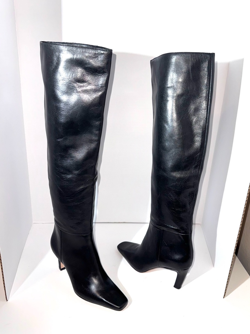 Reformation Remy Kitten Heel Knee High Boots
